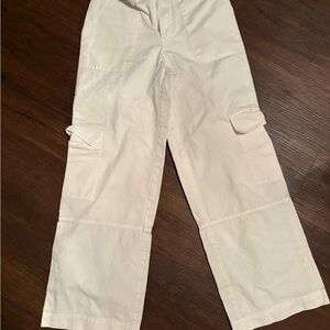 Princess Polly White Cargo Pants